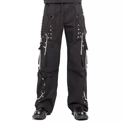 Men’s Electro Bondage Rave Gothic Cyber Chain Goth Jeans Punk Rock Pants • $99.99