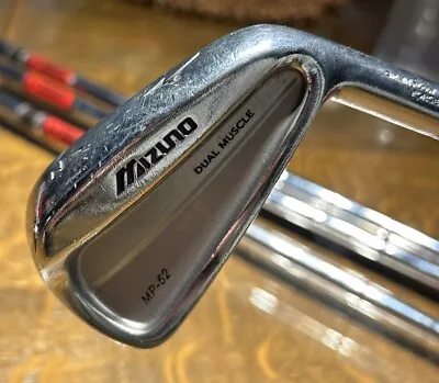 Mizuno MP 52 Dual Muscle G/F Forged 4 Iron Stiff Steel Shaft Golf Pride Grip • $14.99