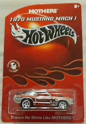 Hot Wheels Chrome 1970 MUSTANG MACH 1 Mothers Wax 2003 Special Edition  • $21.99