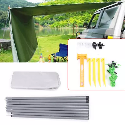 Foldable Car Van Side Awning UV-proof Camping Tent Fabric Shelter 2.8 X 1.8M • $39