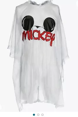 2 Pack New Disney Adult Size Mickey Mouse Hooded Rain Poncho • $16