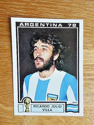 Ricado Villa Argentina 78 Spurs Panini World Cup Story Sticker #104  1990 Mint • £1.99