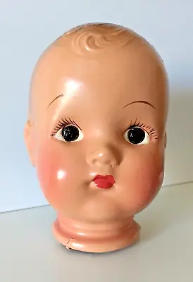 Vintage Painted & Molded Sweet Baby Face Doll (Head ONLY) • $76