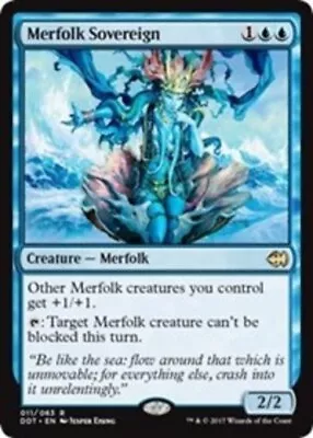 MTG - Merfolk Sovereign - Duel Decks: Merfolk Vs. Goblins - NM English Magic FL • $0.99