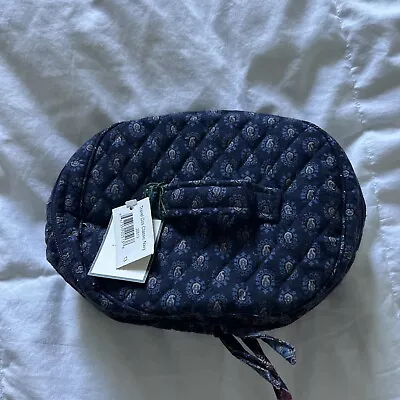 NEW! Vera Bradley Travel Cosmetic Bag Classic Navy • $33