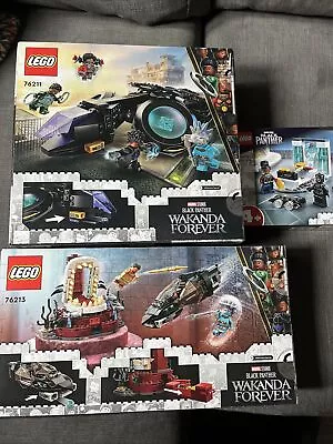 £34.99 • Buy LEGO Marvel Black Panther Wakanda Forever 76211, 76212 And 76213 All 3