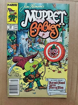 Muppet Babies #20 Marvel Star 1988 Jim Henson Animated Series FN/VF  • $5