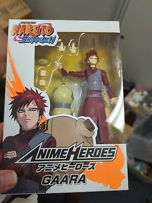 Naruto Shippuden Gaara W/ Gourd Bag - 6.5  Action Figure Bandai Anime Heroes  • $15