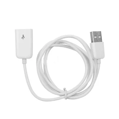 $3 • Buy White USB 2.0 Male To Female Cord Extension Cable For PC Laptop Notebook