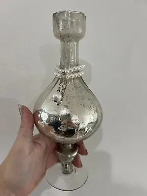 Vintage Antique Mercury Glass Vase • $20