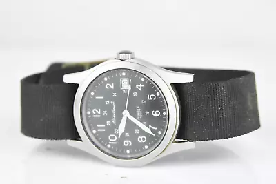 Eddie Bauer Stainless Steel Quartz Men's Field Military Style Watch 85323-213 • $99