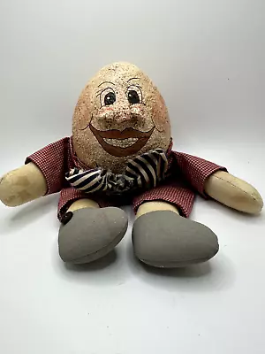 Vintage Paper Mache Style Humpty Dumpty Doll 10  Signed • $27.75