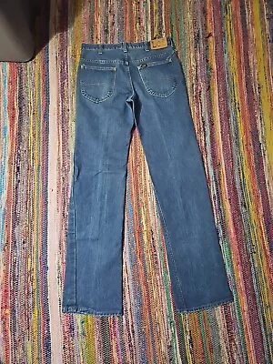 True Vintage Lee Made In USA Denim Jeans Men's 32 XL 32x35 32x34 Western Rodeo  • $40