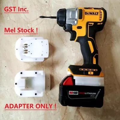 Adaptor For DeWalt Tool ADAPTER To Milwaukee 18v M18 Battery Adapter Converter • $79.90