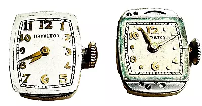 Hamilton PAIR Mechanical Watch Movements FOR PARTS 20-226 • $18.38