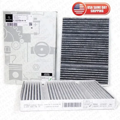 2x Mercedes Benz W222 S450 S550 S560 S63 S-Class Cabin Air Filter OEM 2228300318 • $39.99