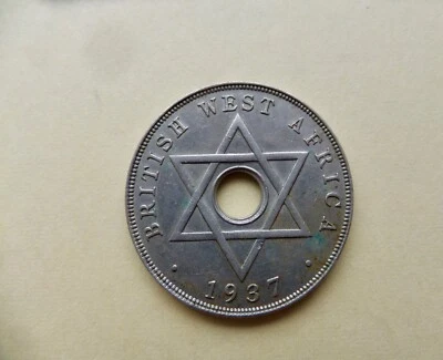 £0.99 • Buy BRITISH WEST AFRICA.  George VI  ONE PENNY  1937. KN Mint Mark.