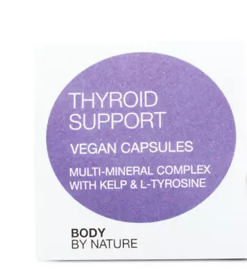 Vegan Thyroid Support New Capsule Form Manganese Iodine L-TyrosineT3T4 • £35.58