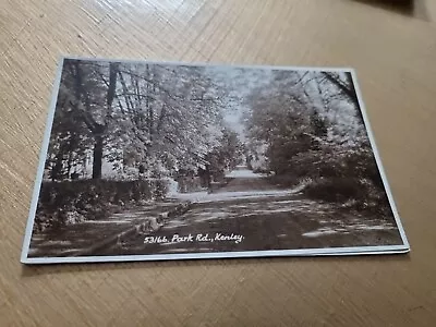 Vintage Photograph Postcard Park ROAD KENLEY • £2