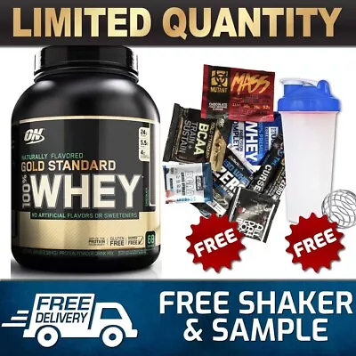 Optimum Nutrition 100% Natural Whey || Gold Standard Protein 5lb Wpi Wpc @ • $132.95