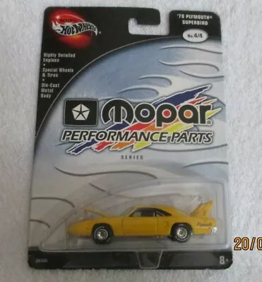 2002 HotWheels 70 Plymouth Superbird Mopar Performance Parts Series Die Cast Car • $19.99