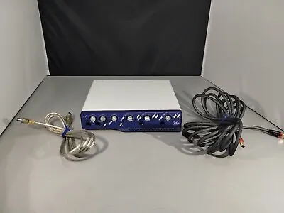 Digidesign MBox2 Pro Audio MIDI Interface W 2 Fire Cables Missing Power Supply  • $35