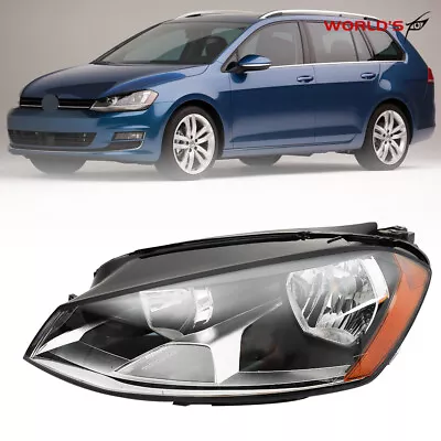 For 2015-2017 Volkswagen Golf MK7 Headlight Headlamp Halogen Left Driver Side • $77.52