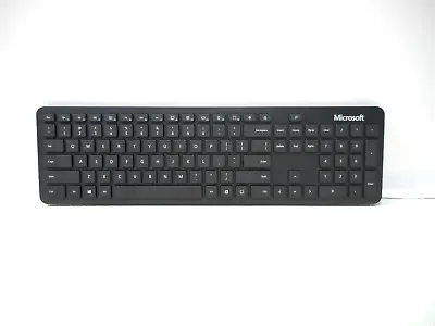 Microsoft Bluetooth Slim Keyboard QSZ-00001 Wireless Computer PC  • $15.90