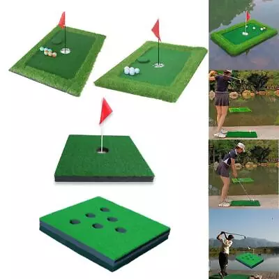 Summer Fun Golf Putting Mats Pool Game Floating Golf Green Compete Set • $77.25