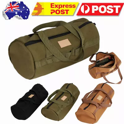 Outdoor Tool Bag Storage Holder Camping Canvas Travel Luggage Tent Peg Nails Bag • $13.99