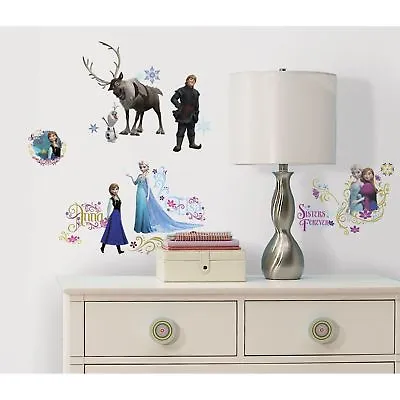 DISNEY FROZEN Movie Wall Decals OLAF ELSA ANNA New 36 Bedroom Sticker Room Decor • $8.99