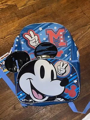 Disney Mickey Mouse 17  Unisex Large Backpack Laptop Sleeve Mickey Ears NEW • $18