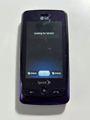 LG Rumor Touch LN510 - Sprint - Purple - Touch Slider Phone • $14.37