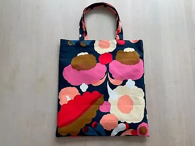 Floral Marimekko Bag Handmade Cotton Tote Bag • $41.17