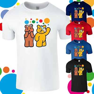 £11.99 • Buy Pudsey Bear Spotty Day Kids T-Shirt Children In Need Raise Lots Boys Girls Tee