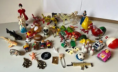 HUGE MIXED LOT Vintage New Miniatures Junk Crafting McDonald’s Toys Gnome Snoopy • $12