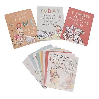 Baby Milestone Cards Disney Winnie The Pooh Baby Shower Gift Christening • $44.08