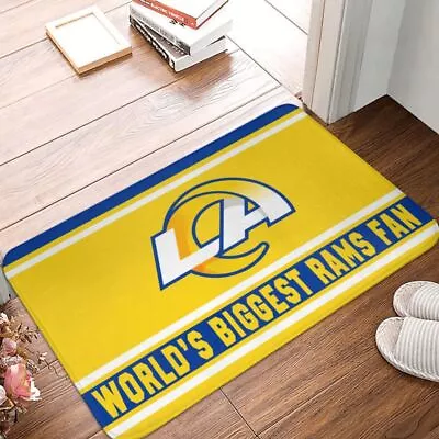 World's Los Angeles Rams  Fan Carpet 16x24in Floor Mat Home Decorative • $11.39