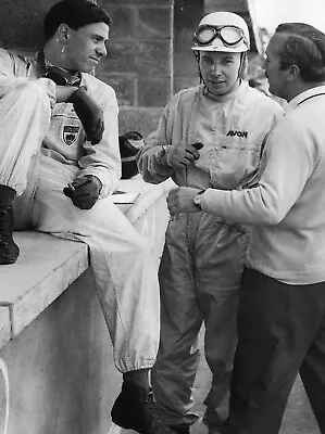 £3 • Buy Colin Chapman, John Surtees & Jim Clark - Lotus 10x8 Photo (1)