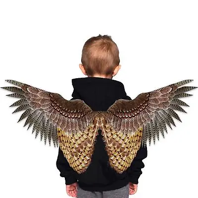 Bird Wing Child Kid Costume Fancy Dress Girls Boys Eagle Owl • £16.96