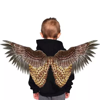 Bird Wing Child Kid Costume Fancy Dress Girls Boys Eagle Owl • £16.96