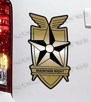 MFP MAD MAX Sticker Badge 2 COLOR Black & Gold Road Warrior Interceptor Pursuit • $22.99