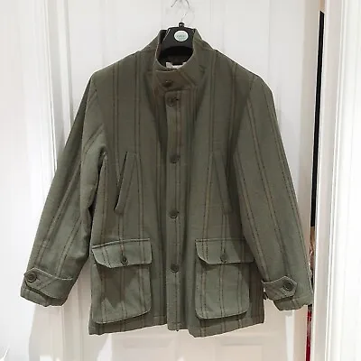 Jack Murphy Dublin Vintage Green Mix Check Tweed 100% Wool Hunting Coat Size L  • £75