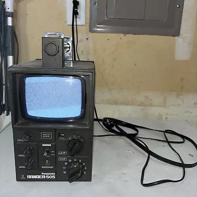 June 1976 PANASONIC RANGER 505 PORTABLE TV MILITARY GREEN TESTED AND WORKING • $29.97