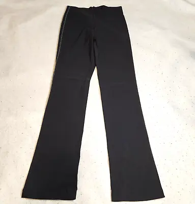 VTG C.C. Outlaw Womens Pants Size S Black Flat Front Mid Rise Bootcut NWOT • $14.24