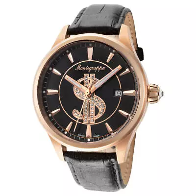 Montegrappa Swiss Made Fortuna Cash Watch - Dollar Sign Dial With Crystals  • $100