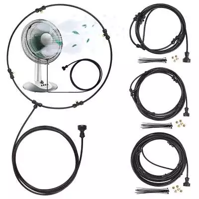 Outdoor Fan Misting Kits Mist Cooling System Water Mister Spray Fan Mister Tool • $10.46