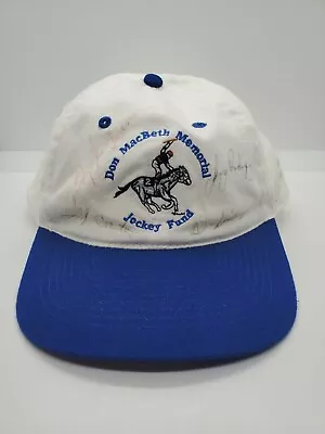 Don MacBeth Memorial Jockey Fund Hat Signed • $11.75