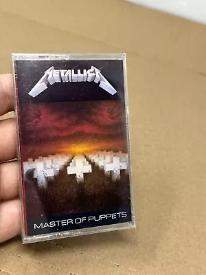 METALLICA Master Of Puppets Cassette Tape Brand New Factory Sealed 1986 • $149.99