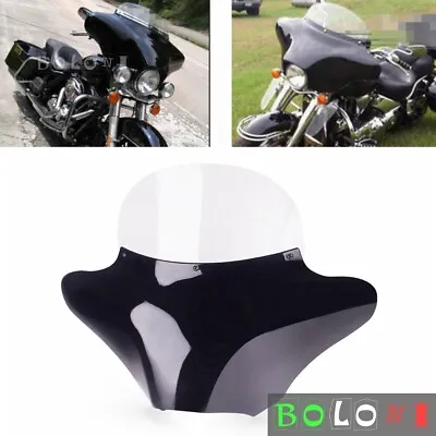 Batwing Fairing + Clear Windshield For Harley Honda VTX1300 VTX1800 Kawasaki VN • $244.99